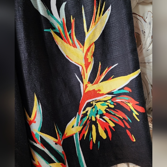 Eva Mendes Black bird of paradise Maddie skirt - Picture 10 of 13